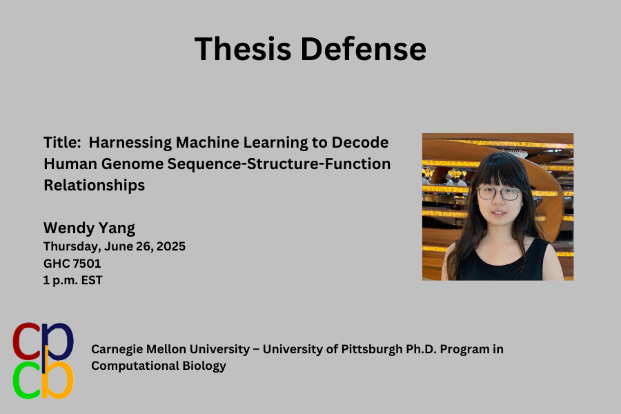 Wendy Yang thesis defense details